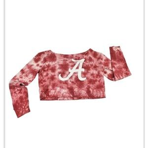 Alabama Cropped Sweatshirt Pullover 5th & Ocean Clothing Womens Size 12